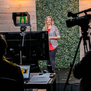 Kirryn behind cameras