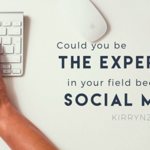 The Go-To Expert on Social, is that you?