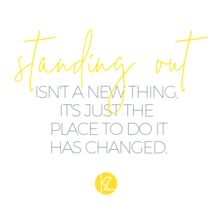 white background with words that say: Standin gout isn't a new thing it's just the place to do it has changed.